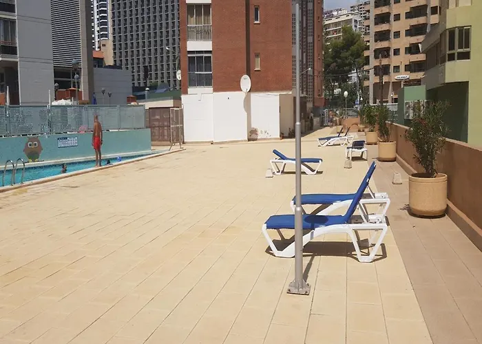 Playa Levante 2ª Linea 2 Hab, Maximo 3 Adultos Piscina -Opcion Garaje Extra- * Benidorm